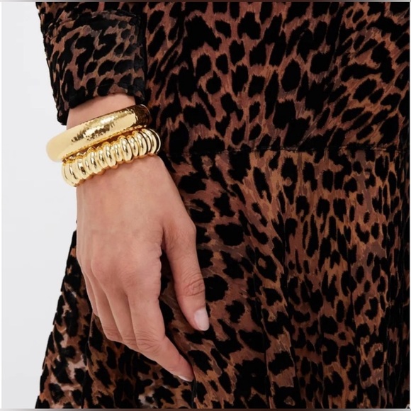 TUCKERNUCK Leopard Velvet Burnout Callahan Shirt Dress - Leopard / XS - Picture 4 of 8